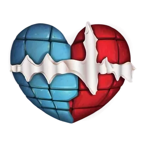 Disappointed Broken Heart Emoji PNG Rer PNG
