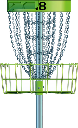Disc Golf Basket Number18