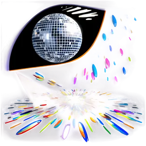 Disco Ball Eye Illustration