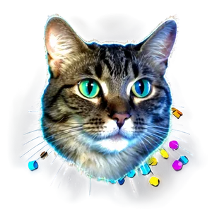 Disco Cat Filter PNG Oys5 PNG