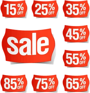 Discount Percentage Sale Tags Collection