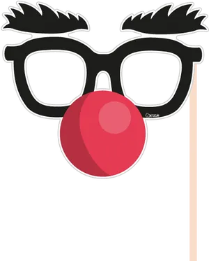 Disguise Props Glassesand Nose PNG