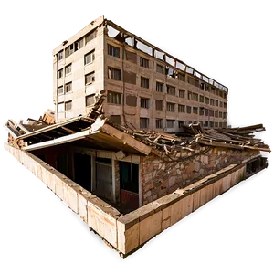 Disintegrated Building PNG Hec PNG
