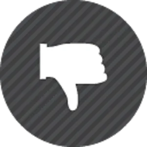 Dislike Icon Social Media PNG image