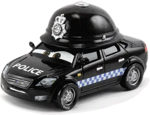 Disney Cars Police Character Toy PNG image