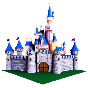 Disney Castle 3d Model PNG Doj PNG