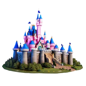 Disney Castle At Twilight PNG 16