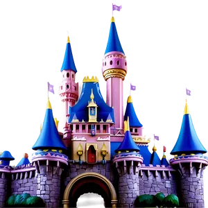 Disney Castle During Festival PNG Txj11 PNG