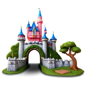 Disney Castle Entrance Gate PNG 16