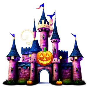 Disney Castle Halloween Theme PNG Dtx