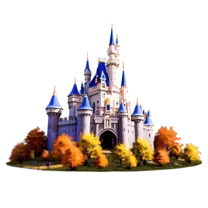 Disney Castle In Autumn PNG Xnl79 PNG