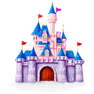 Disney Castle Theme Park Entrance PNG Koi PNG