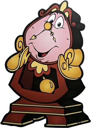 Disney Cogsworth Character