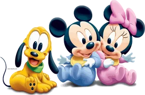 Disney Friends Happy Moments PNG image