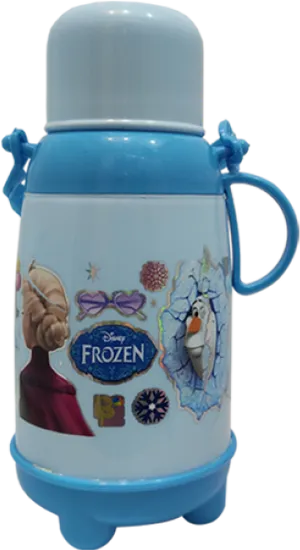 Disney Frozen Themed Plastic Bottle PNG image