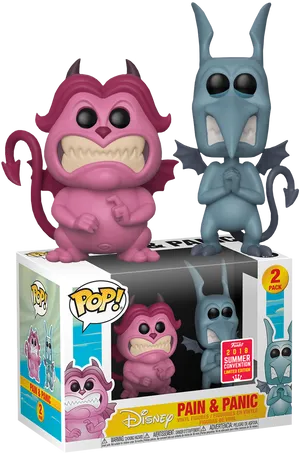Disney Painand Panic Funko Pop Figures PNG