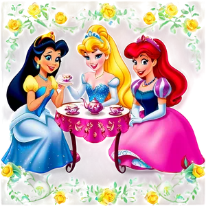 Disney Princess Tea Party PNG 93