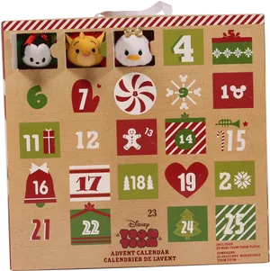 Disney Tsum Tsum Advent Calendar PNG image