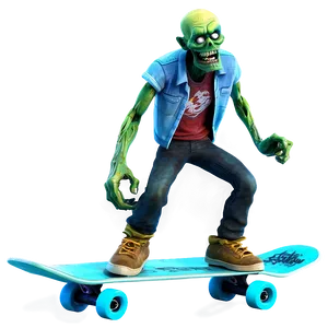 Disney Zombies 2 Skater Zombie PNG 06282024