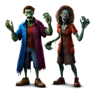 Disney Zombies Characters Group Shot PNG 79 PNG