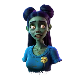 Disney Zombies Eliza Zombie Look PNG Bdh