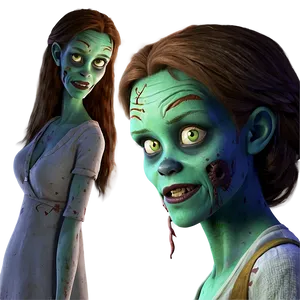Disney Zombies Eliza Zombie Look PNG Trc
