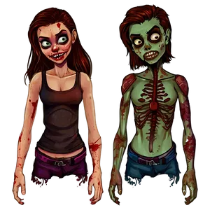 Disney Zombies Zed And Addison Date PNG 06282024 PNG