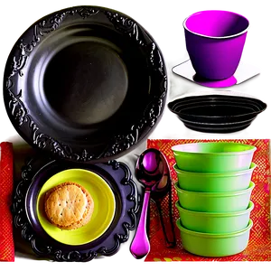 Disposable Party Dinnerware PNG Eyk14 PNG