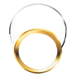Distinctive Gold Circle Frame PNG 86 PNG