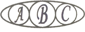 Distressed A B C Logo PNG image