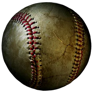 Distressed Baseball Background PNG 06282024