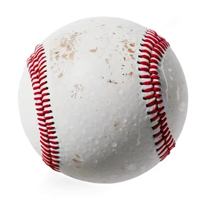 Distressed Baseball Clipart Png 06282024 PNG image