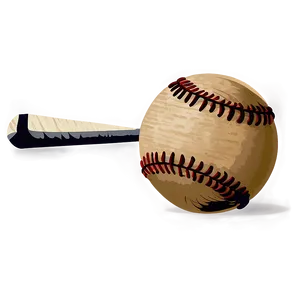 Distressed Baseball Clipart Png 06282024 PNG image