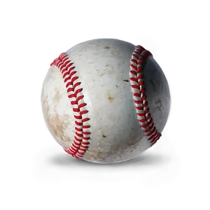 Distressed Baseball Detail PNG Lce10