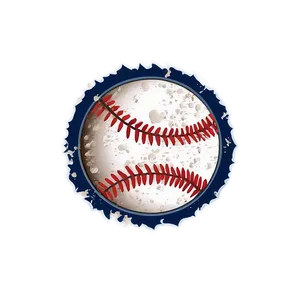 Distressed Baseball Emblem Png Kbs PNG image