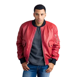 Distressed Bomber Jacket Edgy PNG Hsd
