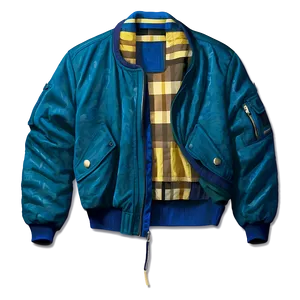 Distressed Bomber Jacket Edgy PNG Ika