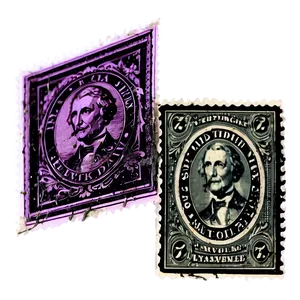 Distressed Vintage Stamp PNG Wpa PNG