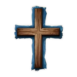 Distressed Wooden Cross Png 11 PNG image