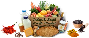 Diverse Grocery Selection Indian South Pacific Market