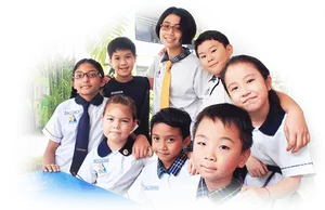 Diverse Groupof Students Smiling PNG image