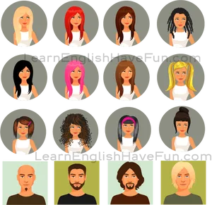 Diverse Hairstyles Collection