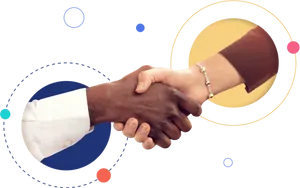 Diverse Handshake Agreement PNG image