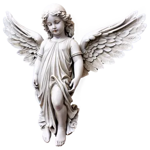 Divine Angel Sculpture Png 06202024 PNG image