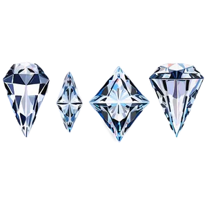 Divine Falling Diamonds PNG 76
