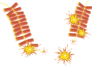 Diwali Firecrackers Illustration PNG image