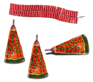 Diwali_ Firecrackers_ Isolated_ Background PNG image