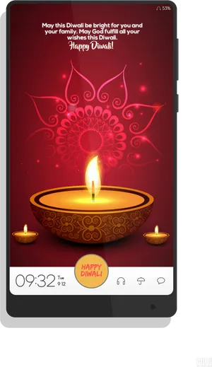 Diwali Greetings Mobile Screen