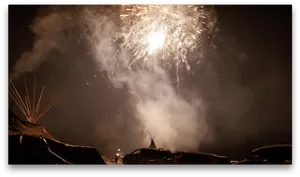 Diwali_ Night_ Fireworks_ Display PNG image