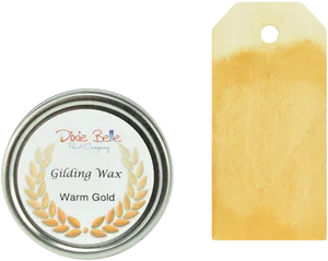 Dixie Belle Gilding Wax Warm Gold PNG image